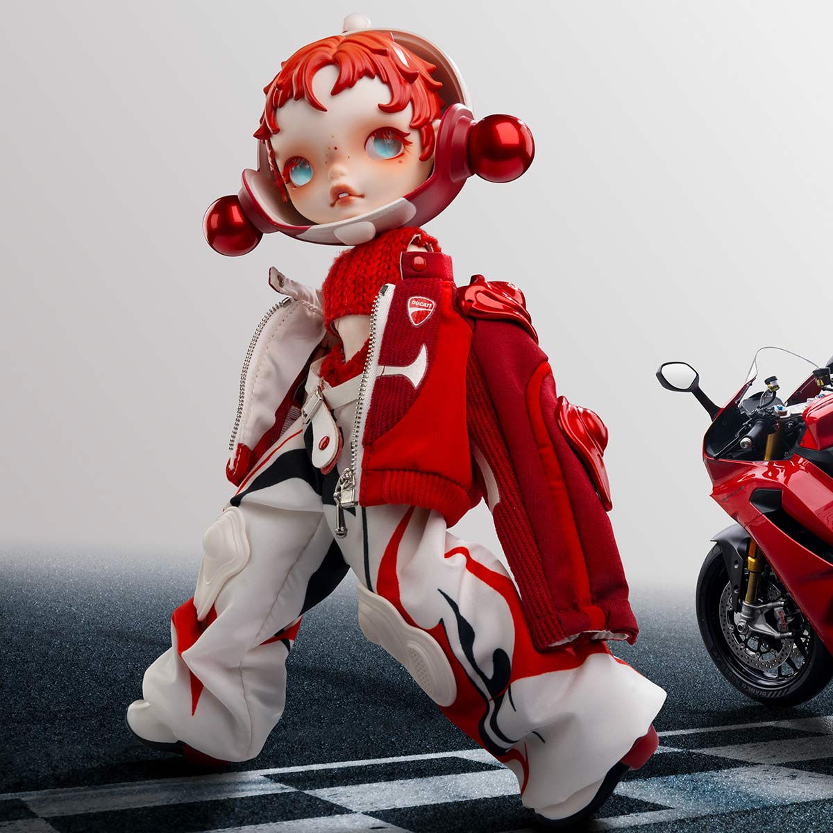 SKULLPANDA Ducati Collaboration 1/6 Figure | POP MART – ri-son