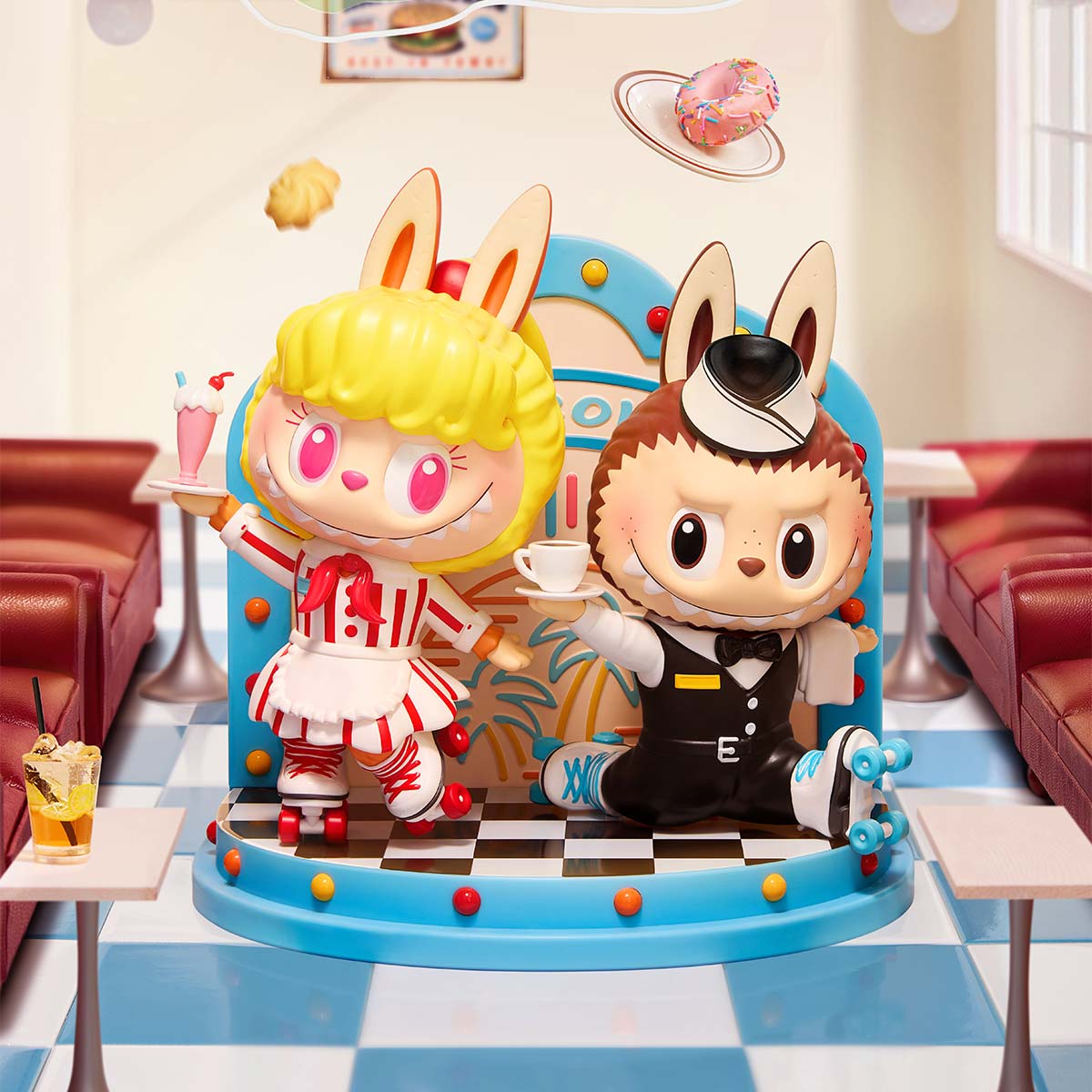 THE MONSTERS Cafeteria Figurine – Labubu Collectible Figure by POP
