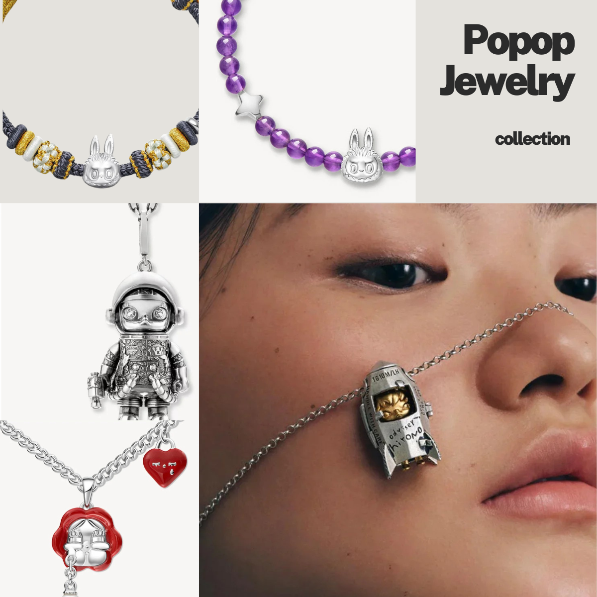 Discover POPOP JEWELRY CRYBABY, HIRONO & LABUBU Collections