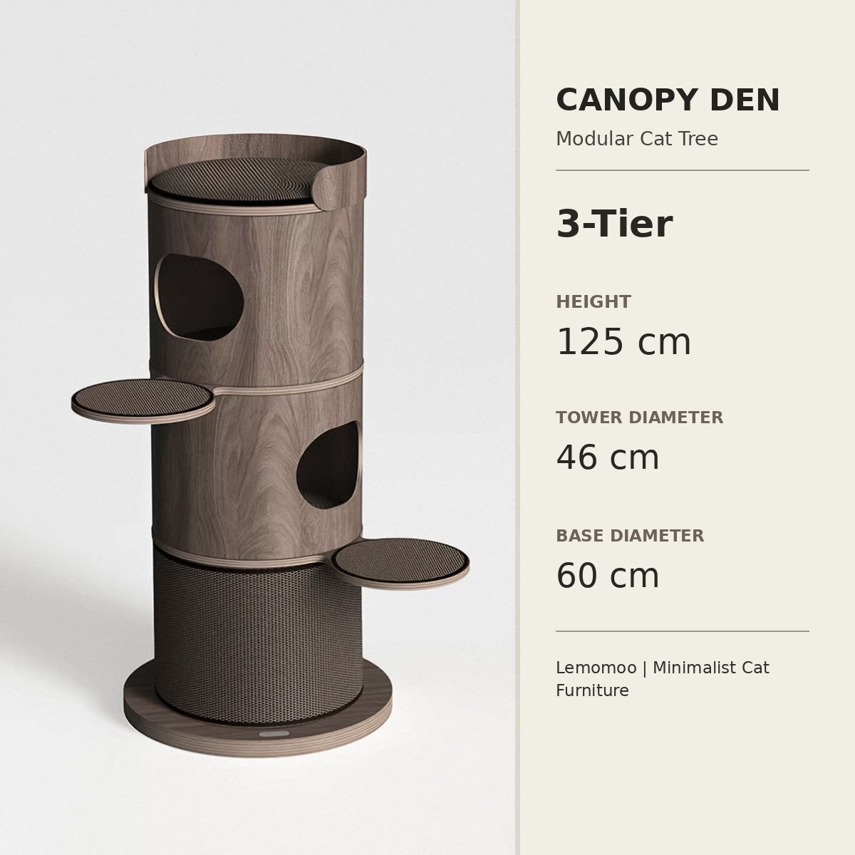 Canopy Den Modular Wooden Cat Tree