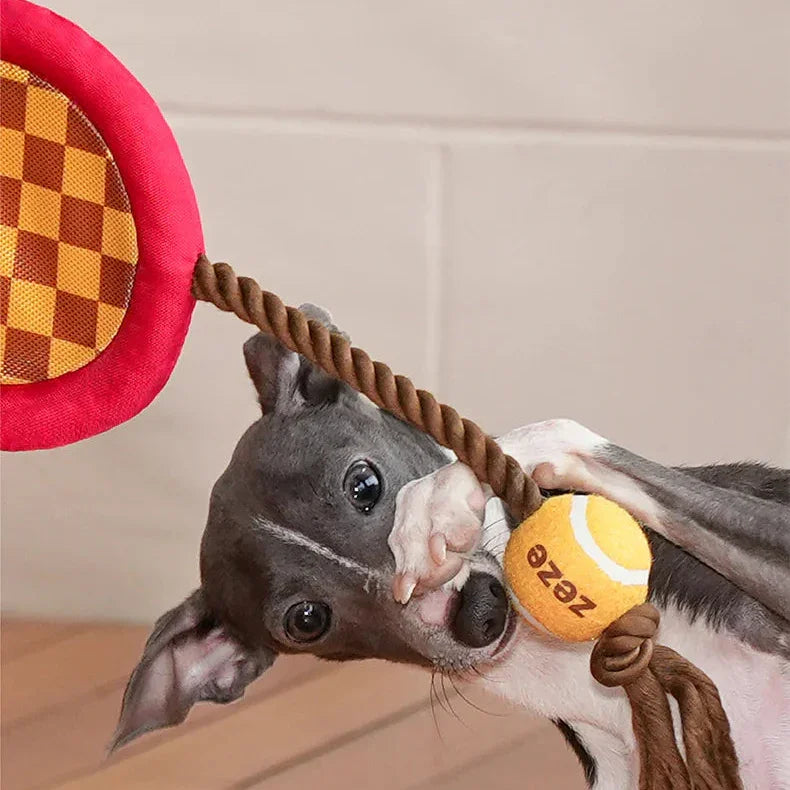 Tennis Racket Rope Dog Toy