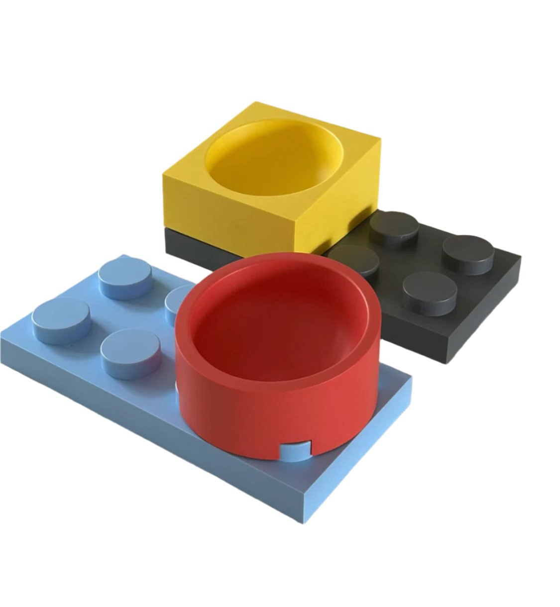 Building Brick Detachable LEGO Dog Bowl