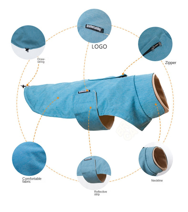 Lightweight Insulated Dog Winter Vest - ri-son