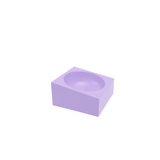 Purple Square Bowl(+free stainless steel bowl)