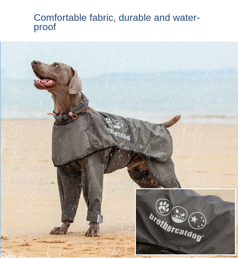 Ultimate Dog Rain Coat with Reflective Feature - ri-son