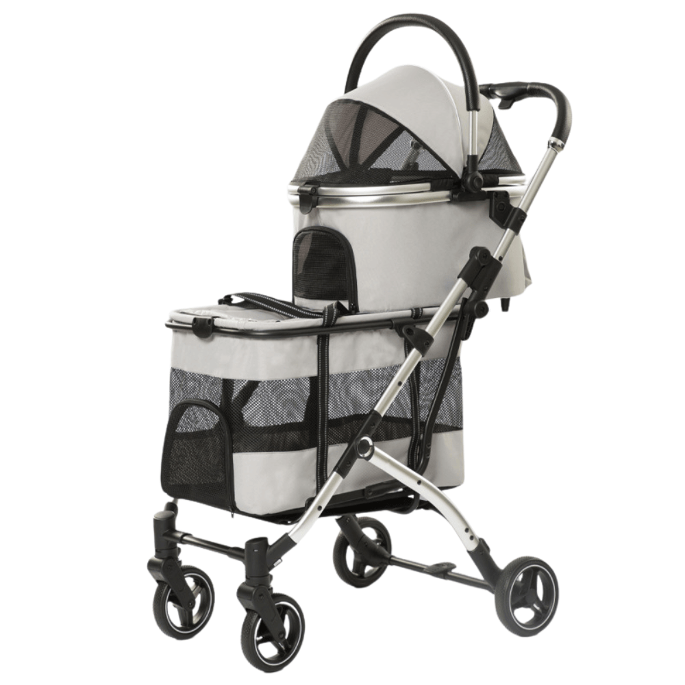 double deck pet stroller Ri-son Light Weight Double Decker Pet Stroller – ri-son