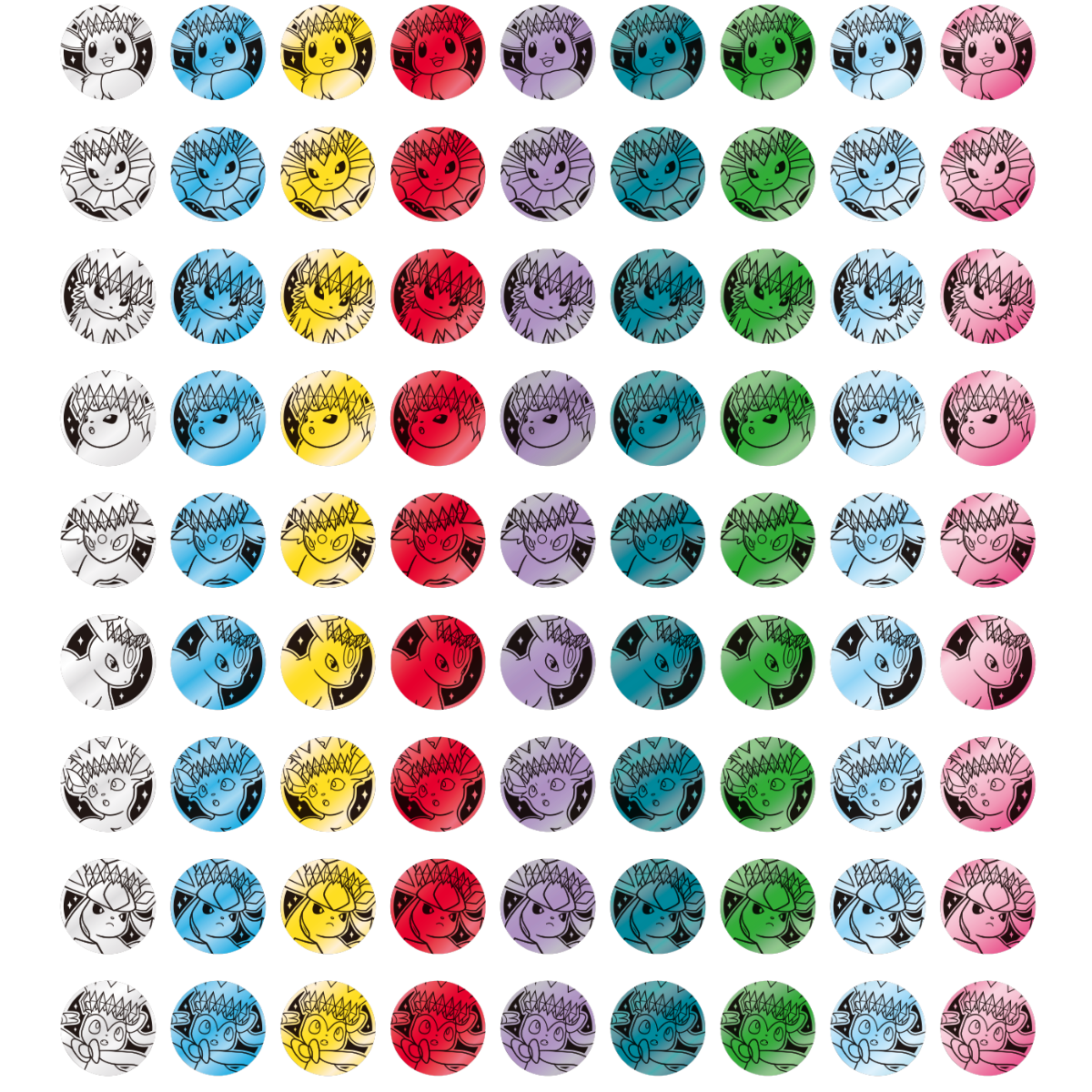Pokémon Terastal Gathering Coin Set