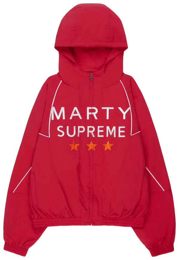 China Exclusive NAHMIAS x Marty Supreme A24 Classic Warm Up Jacket Red