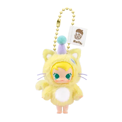 POP MART Baby Molly Pocket Friends Series Vinyl Plush Pendant Blind Box
