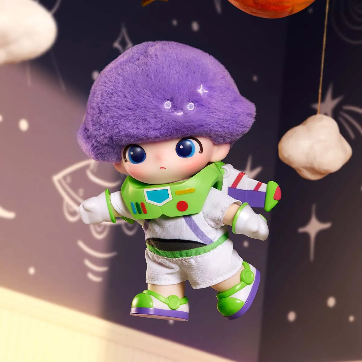 POP MART DIMOO WORLD × PIXAR Series Vinyl Plush Pendant Blind Box