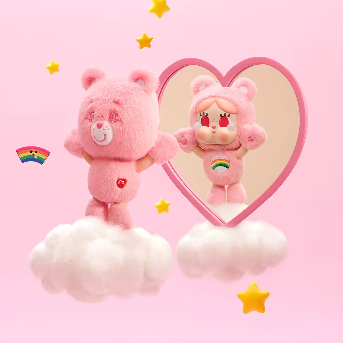 CRYBABY × Care Bears Series - Vinyl Plush Pendant Blind Box