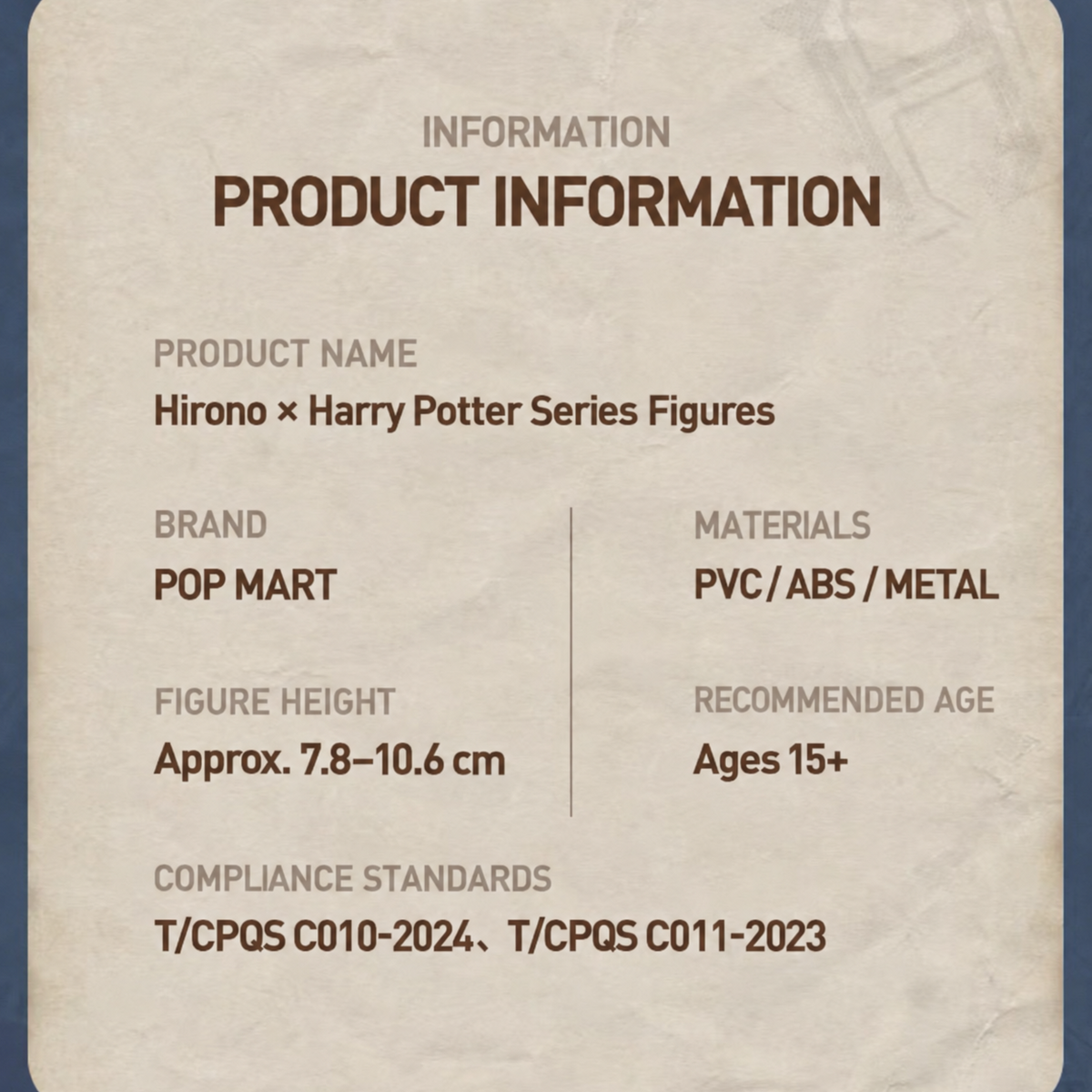 POP MART Hirono × Harry Potter Series Figures Blind Box (PRE-ORDER)