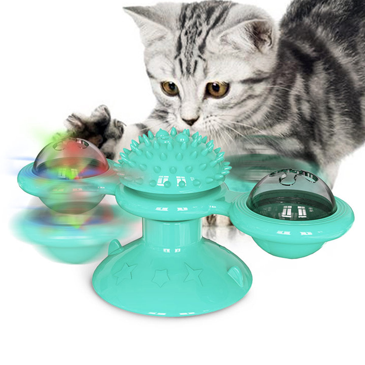 Spinning Windmill Cat Toy