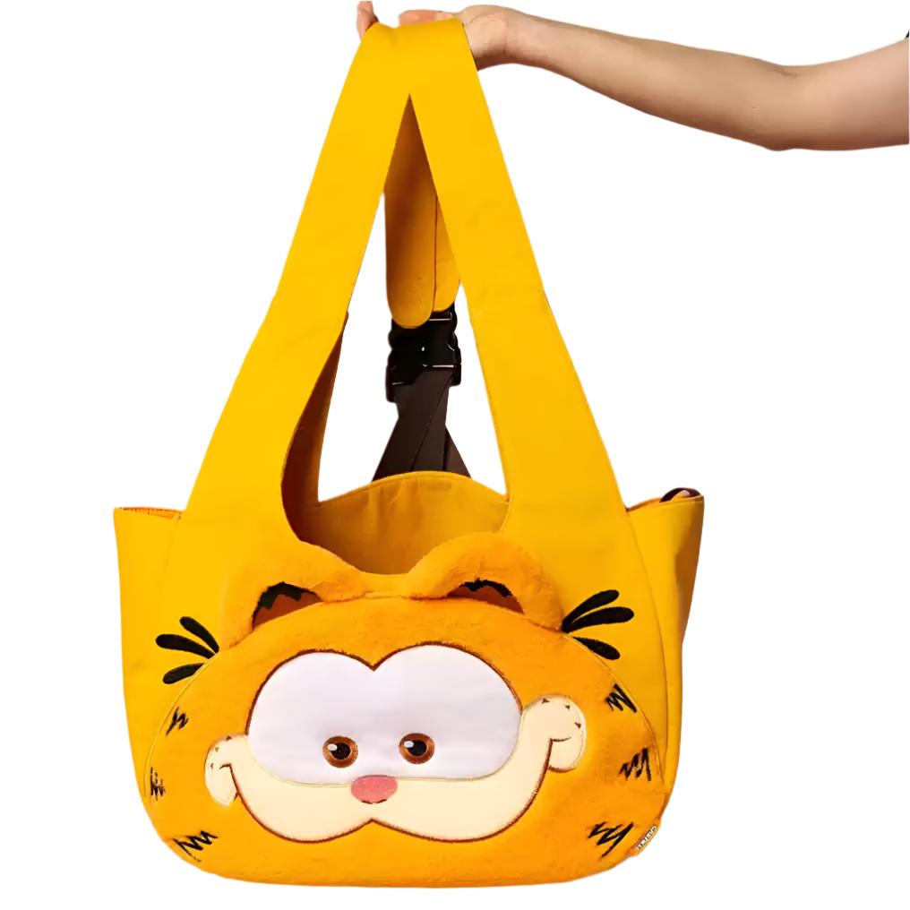 Garfield Cat Backpack, Pet Travel Bag for Small Puppy, Cats,Soft Fabric - ri-son