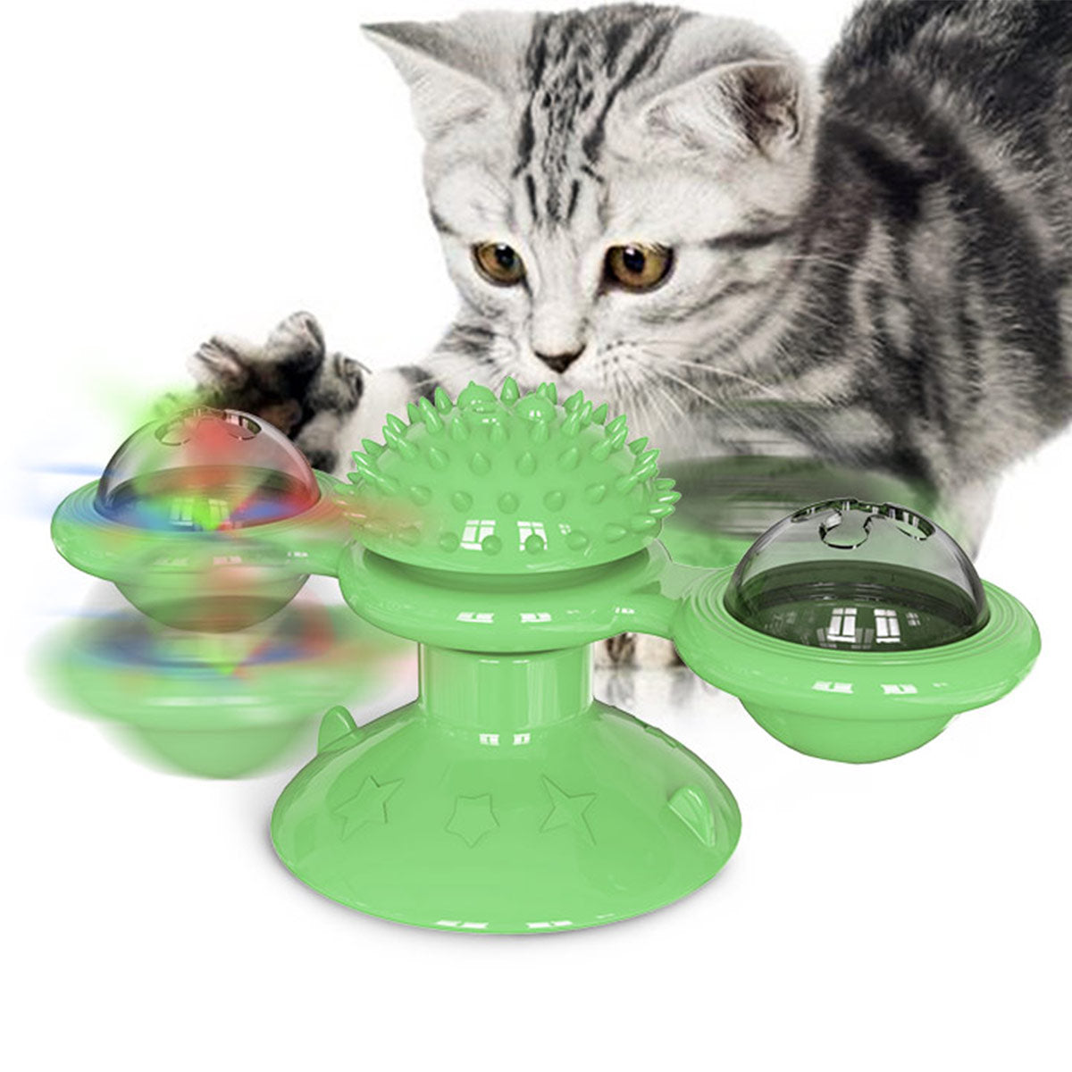 Spinning Windmill Cat Toy