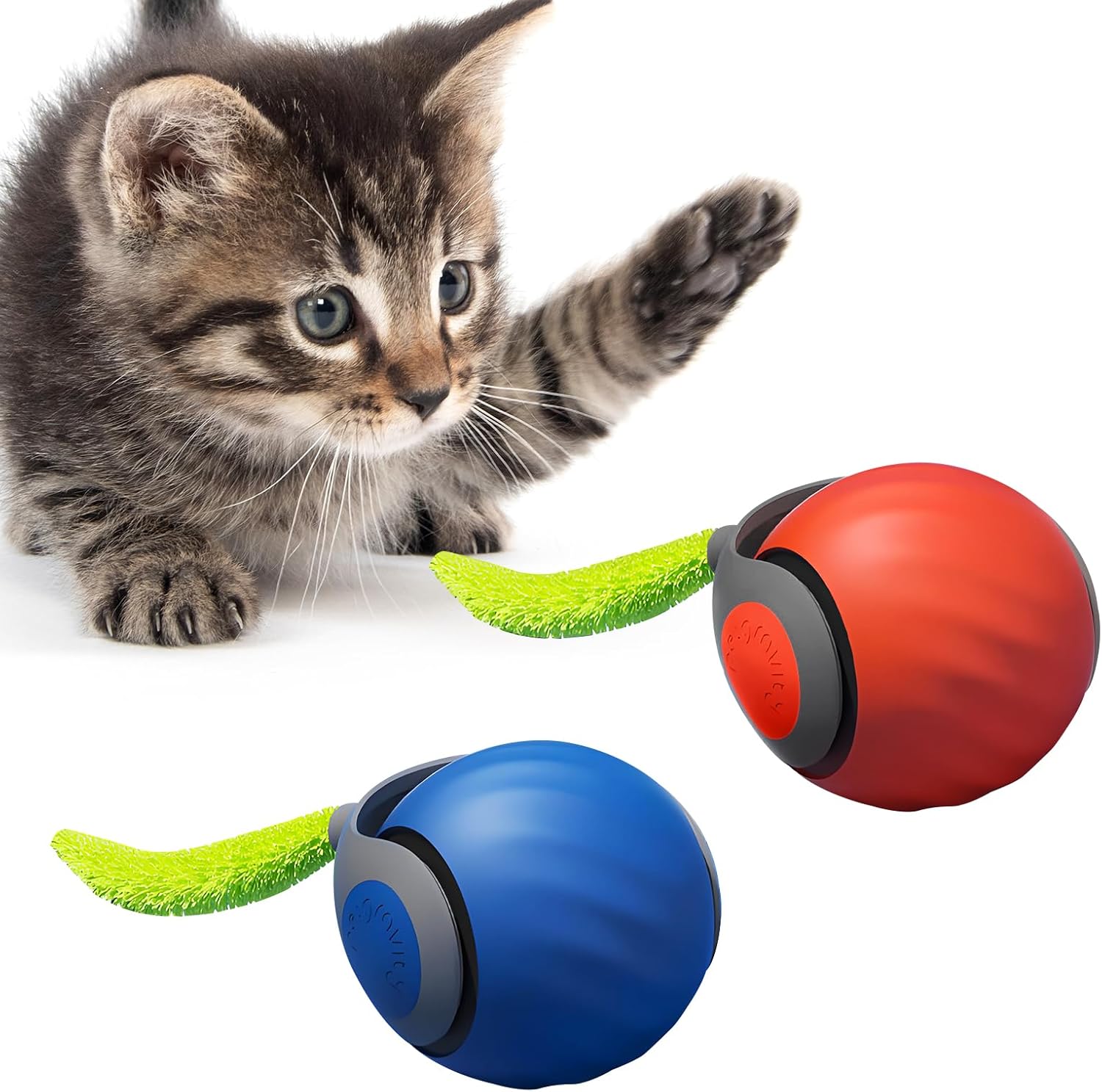 Interactive Cat Ball With Tail