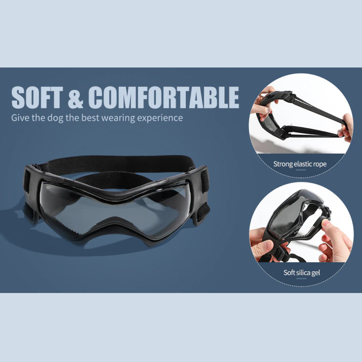 Ri-son Adventure Dog Goggles  UV-Light Proof Eyewear