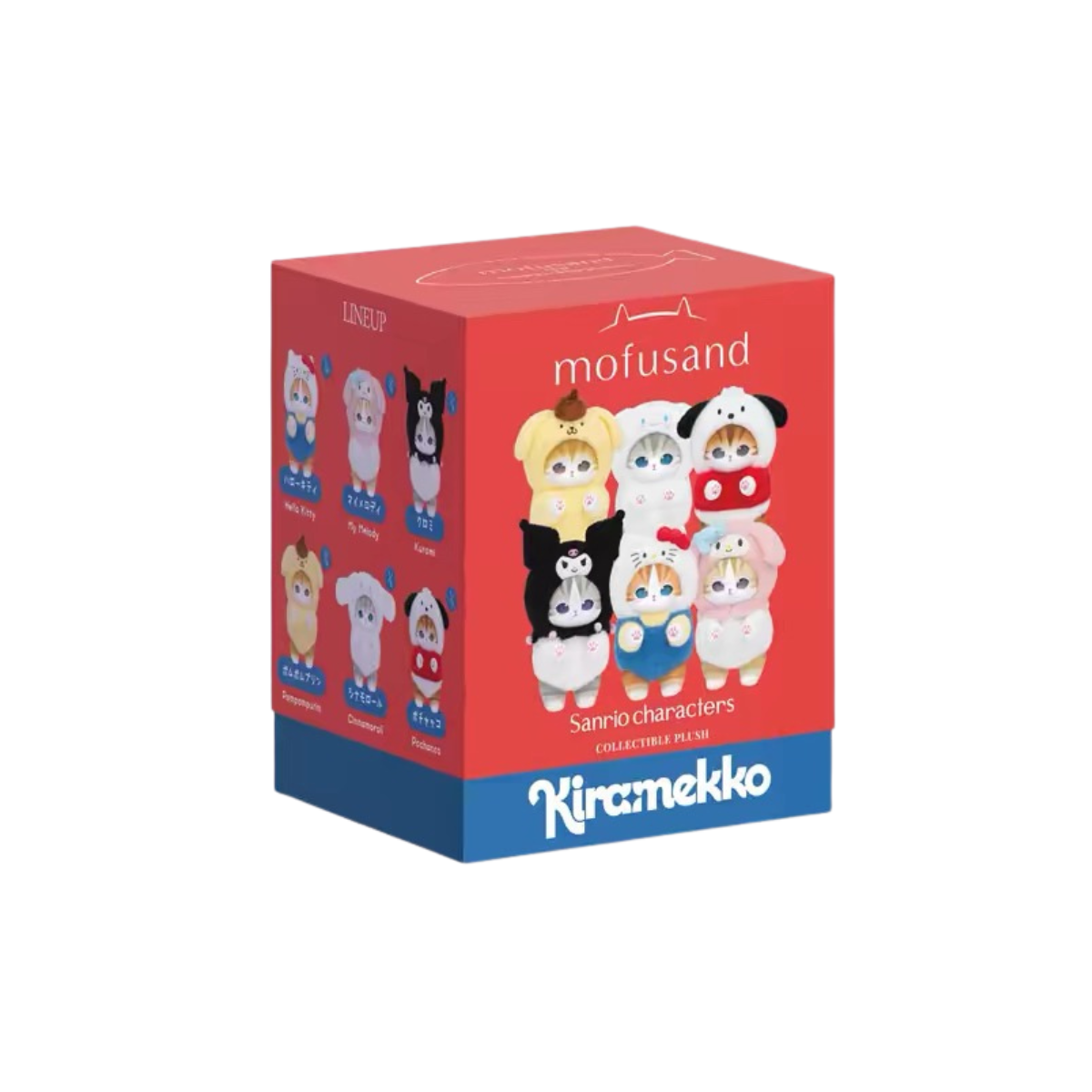 Mofusand x Sanrio Characters Kiramekko Plush Pendant