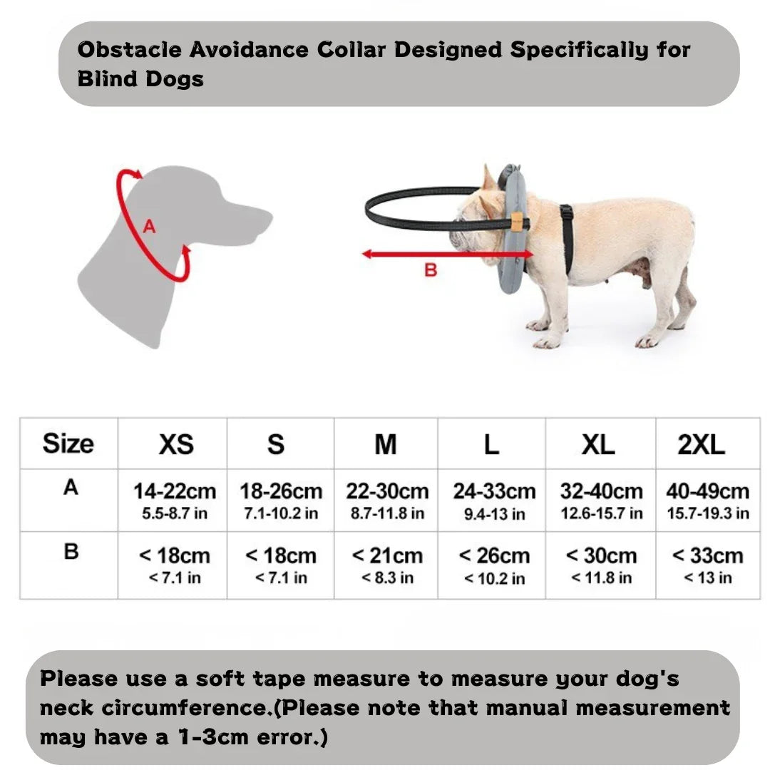 Blind Dog Halo with Detachable Front Bumper