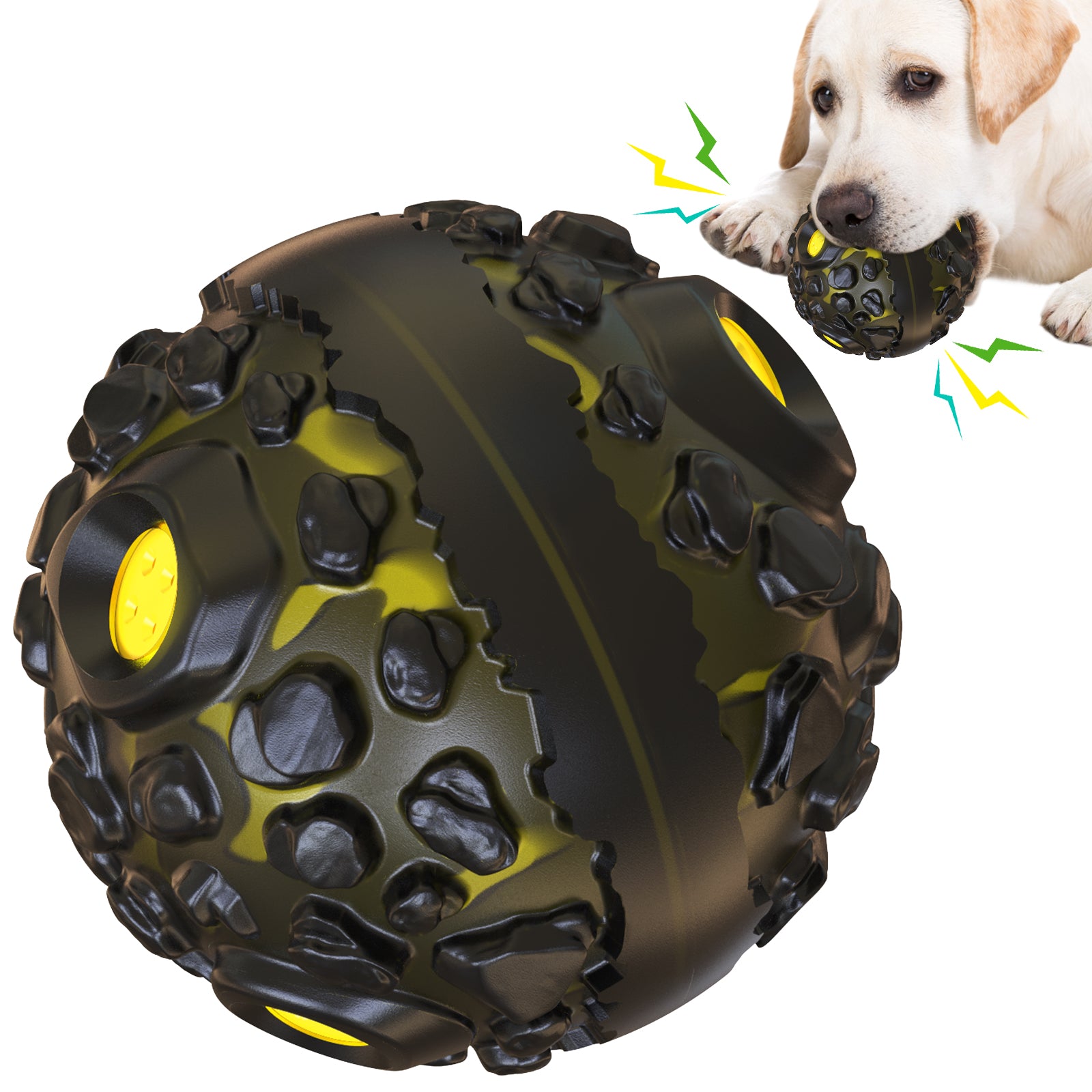 Meteorite Rolling Giggling Dog Ball