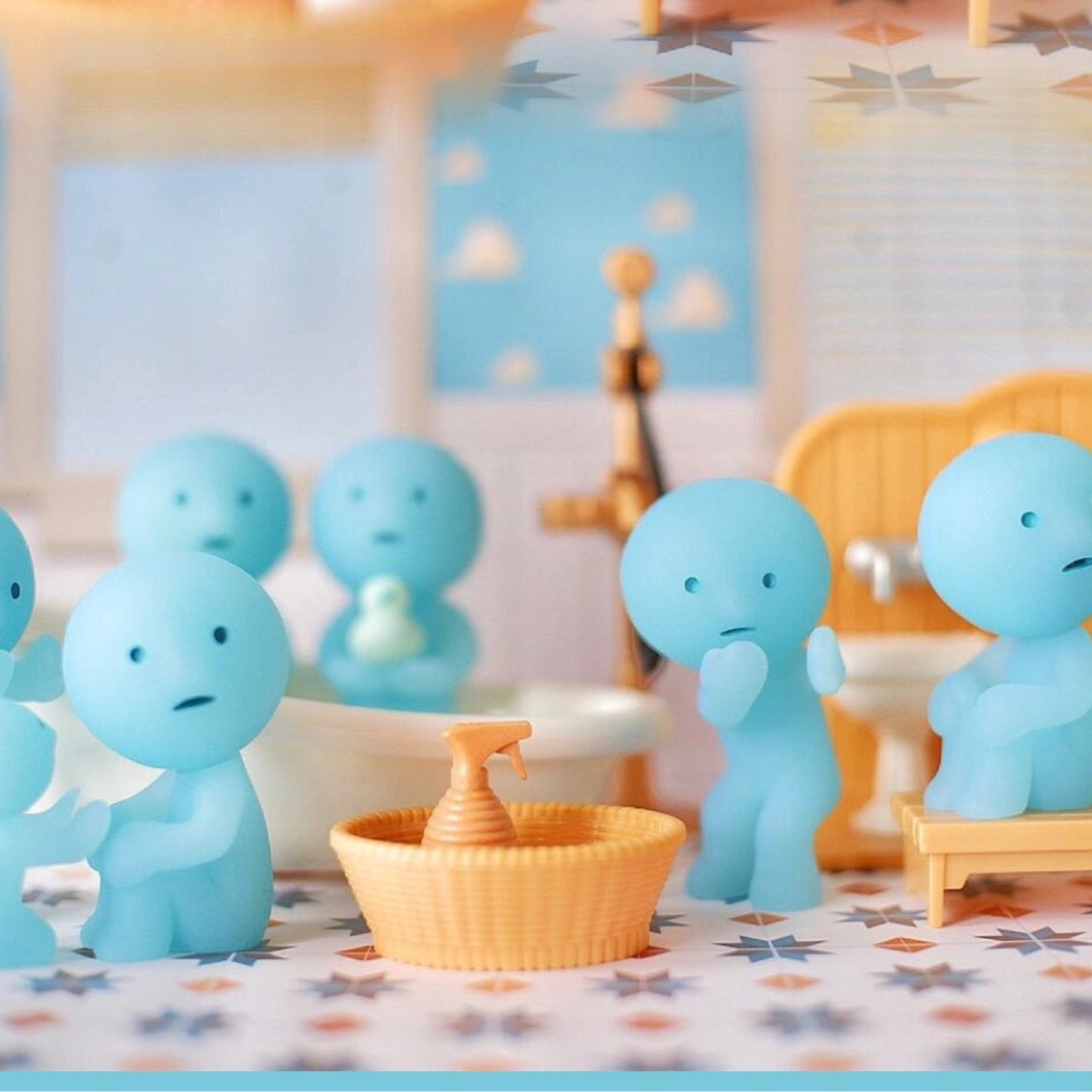 SMISKI Bath Series Mini Figure