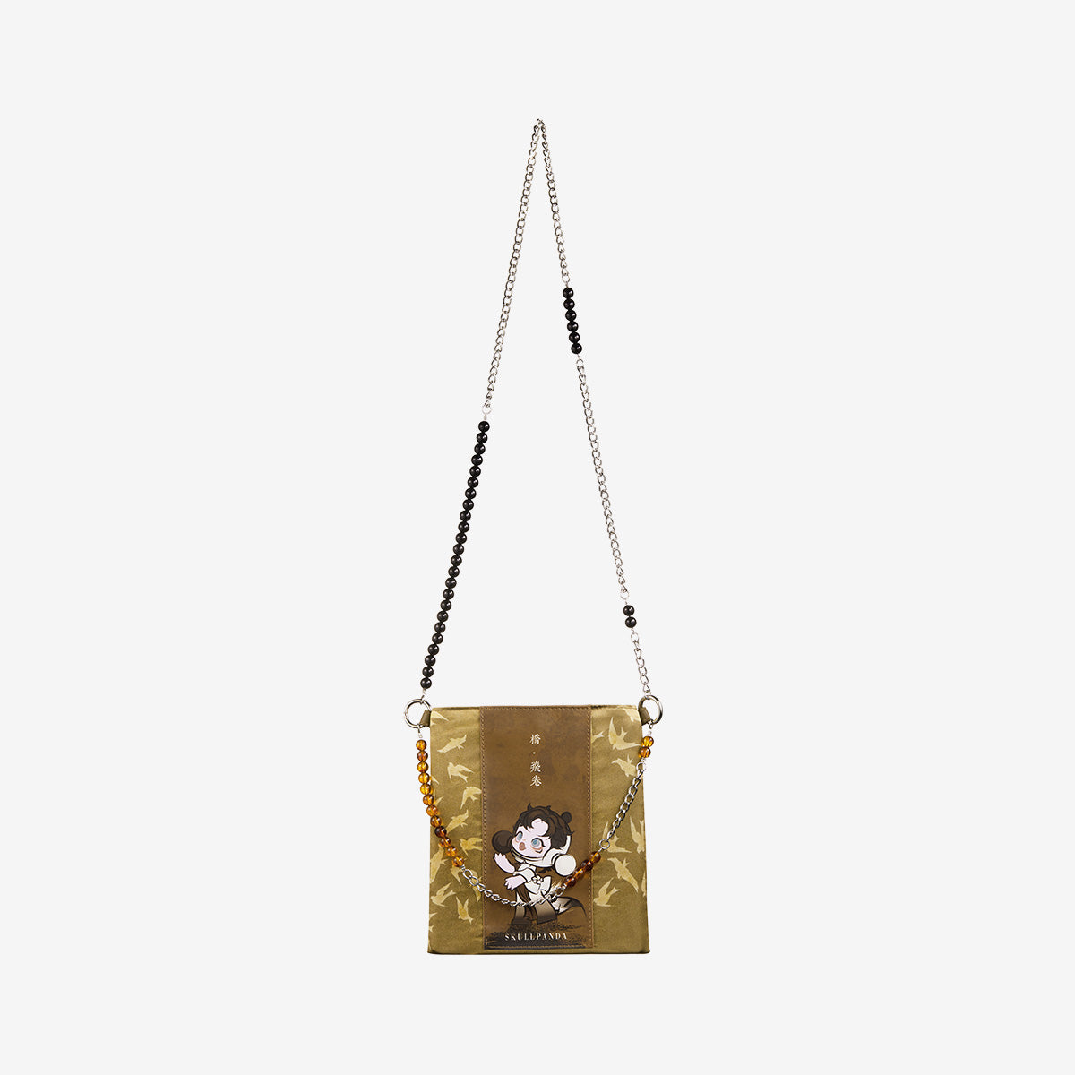 SKULLPANDA The Ink Plum Blossom Series-Bead String Mini Bag