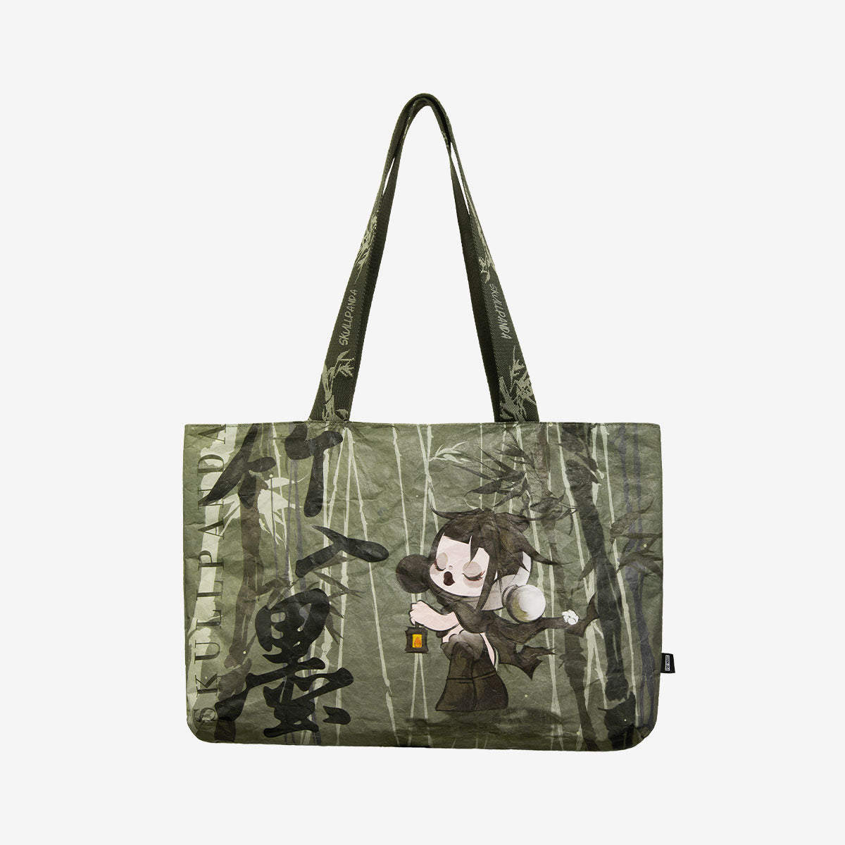 SKULLPANDA The Ink Plum Blossom Series-Tote Bag