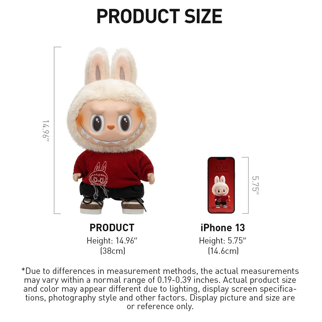 THE MONSTERS - BEST OF LUCK Vinyl Plush Doll