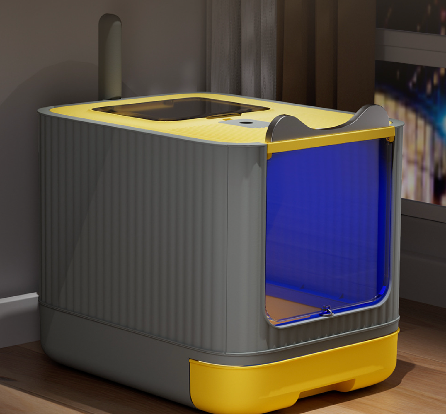 Cat Litter Box With UV Light - ri-son