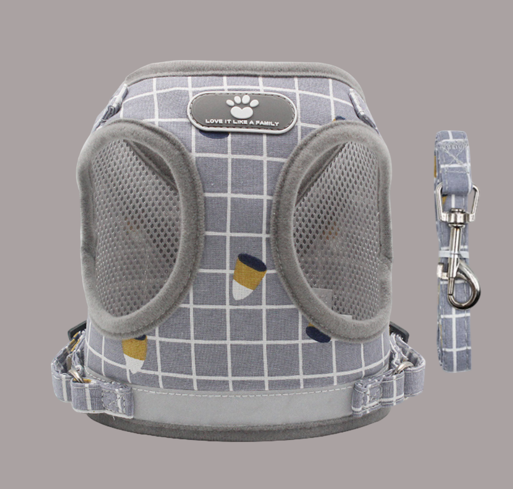 Pet Plaid Harness R-H01 - ri-son