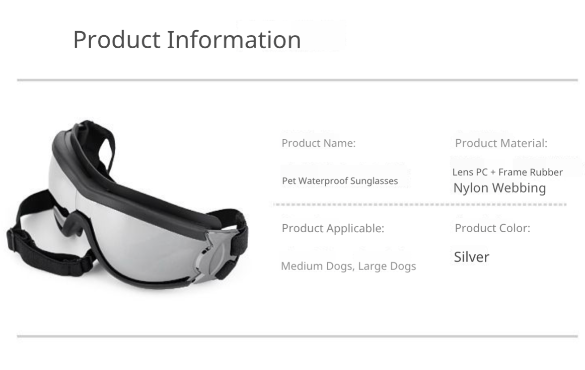 Clear Paws Goggles  R-18G-01 - ri-son