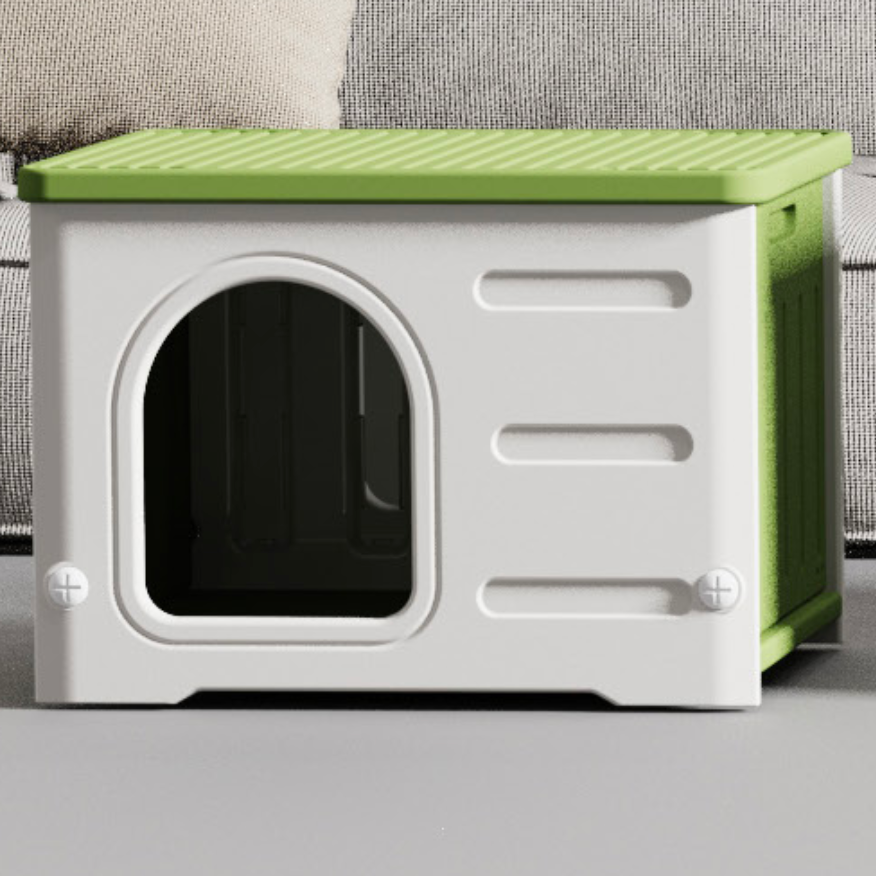 Safe Vent Plastic Dog House - ri-son