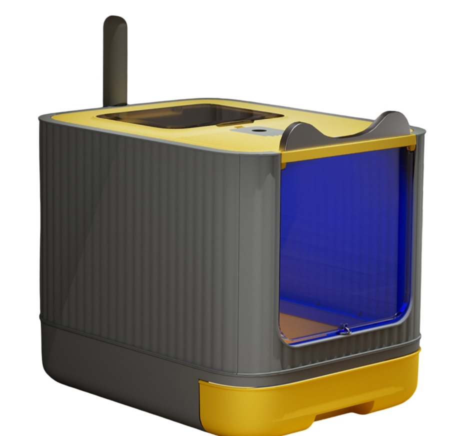 Cat Litter Box With UV Light Cleaning - ri-son