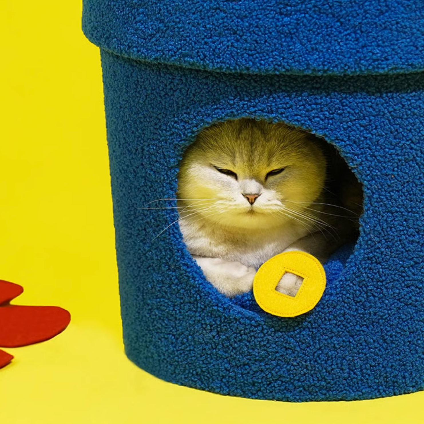 Zeze Pet|Rich Flower Cat Tree For Resting and Playing - ri-son