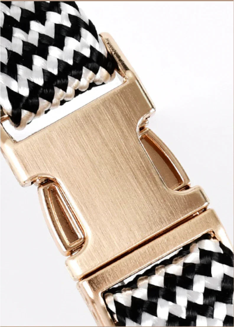 Luxury Leather & Fabric Dog Harness