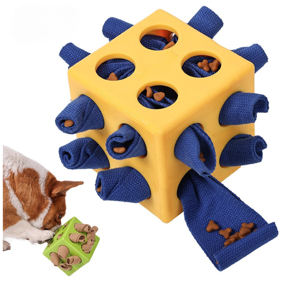 Snuffle Cube Interactive Dog Toy