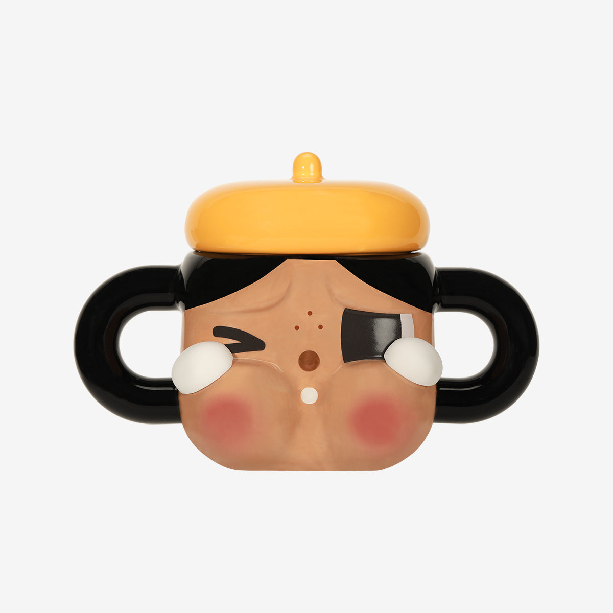 CRYBABY Sad Club Series Ceramic Cup (Golden & Brown)