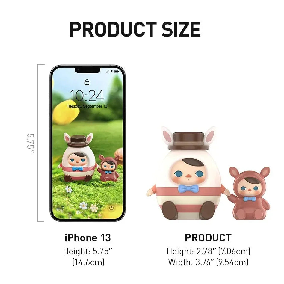 PUCKY Egg Bunny Figure