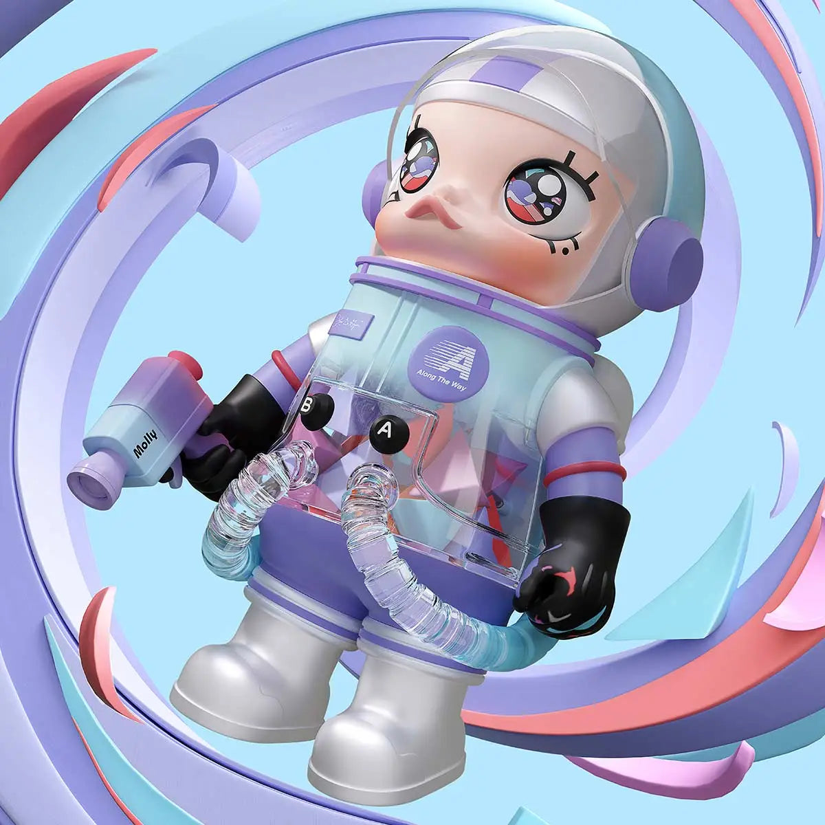 POP MART MEGA SPACE MOLLY 400% Louis De Guzman Figure