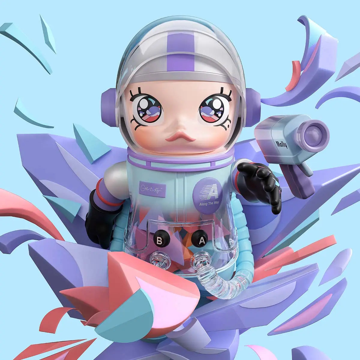 POP MART MEGA SPACE MOLLY 400% Louis De Guzman Figure