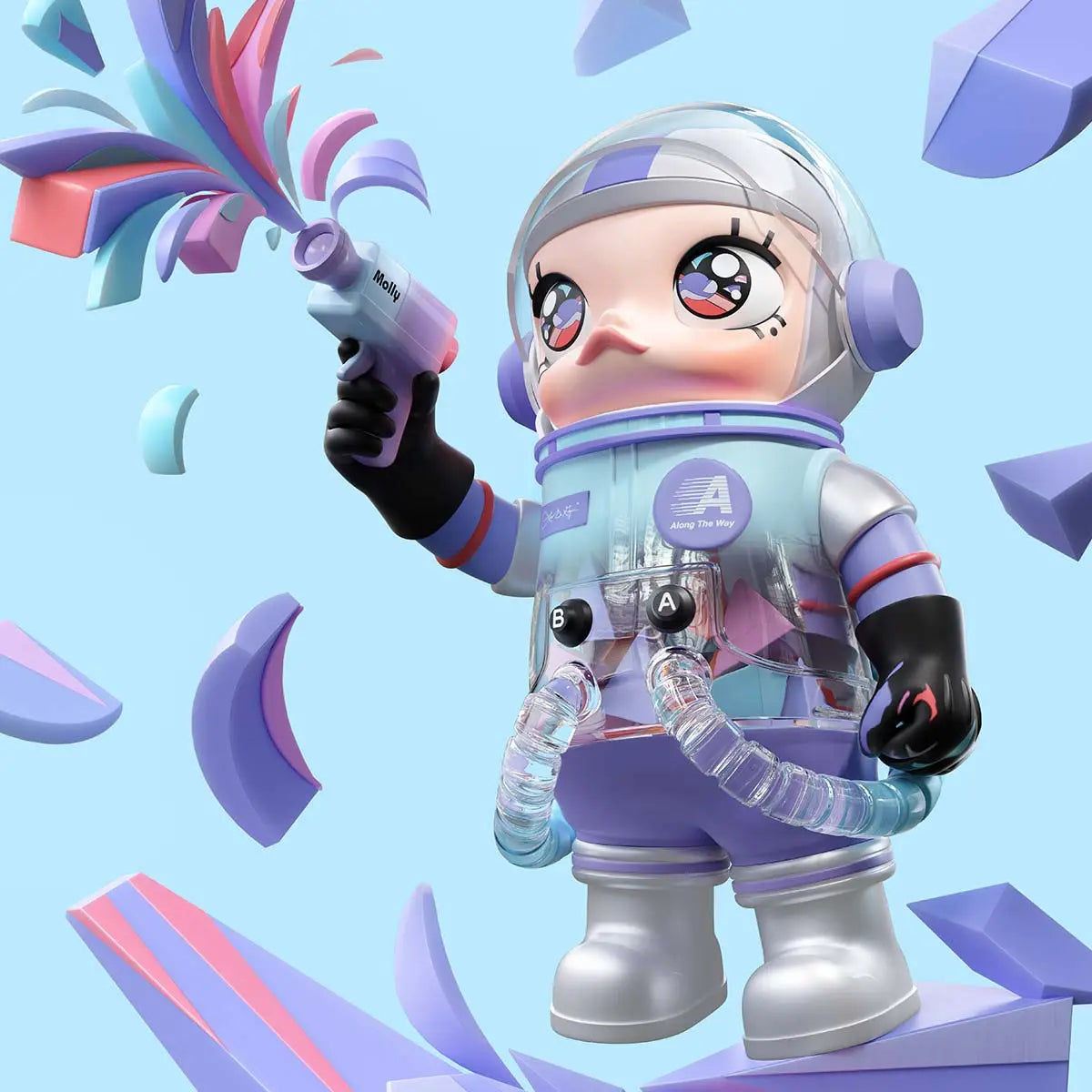 POP MART MEGA SPACE MOLLY 400% Louis De Guzman Figure