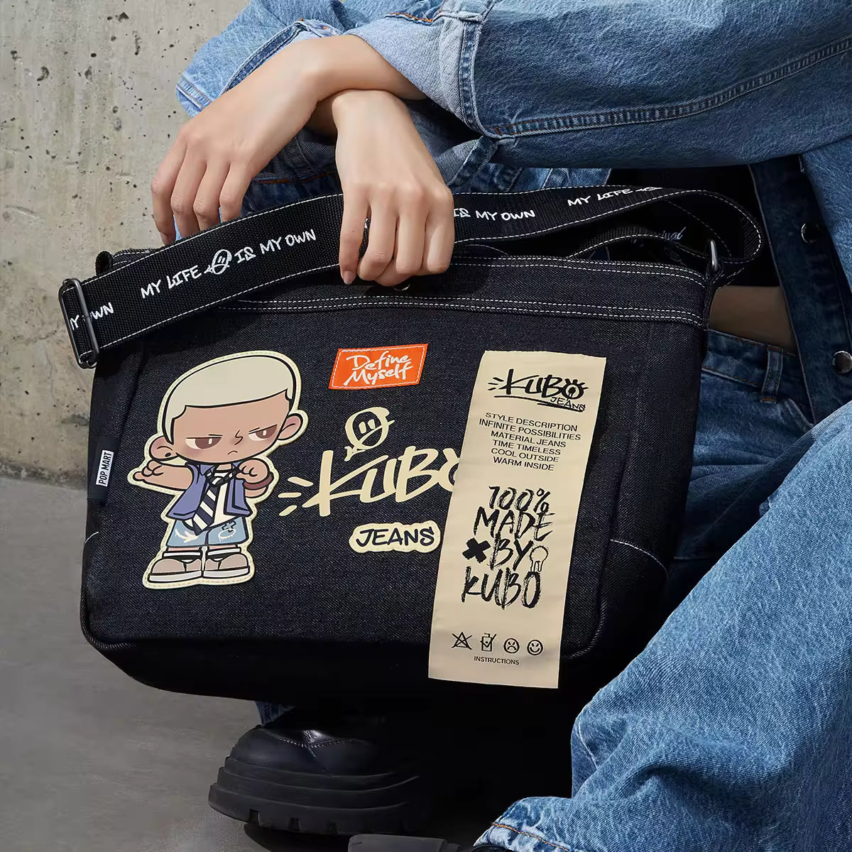 KUBO JEANS Series Messenger Bag