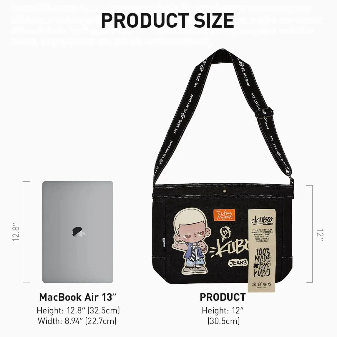 KUBO JEANS Series Messenger Bag