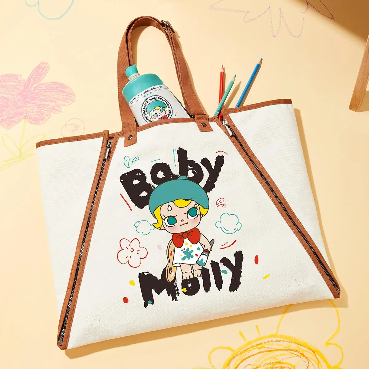 POP MART Baby Molly When I Was Three! Series Shoulder Bag