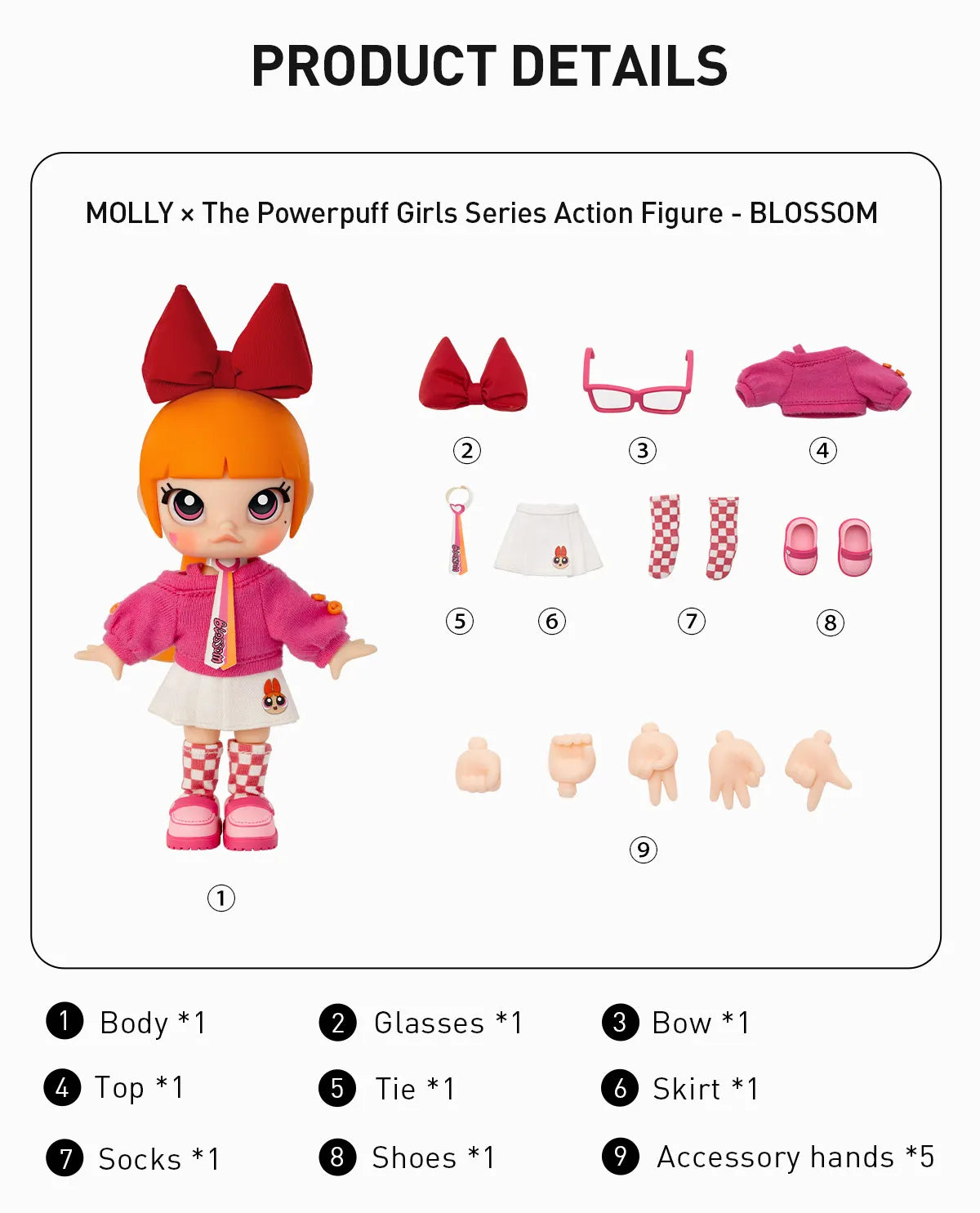 Molly × The Powerpuff Girls Action Figure