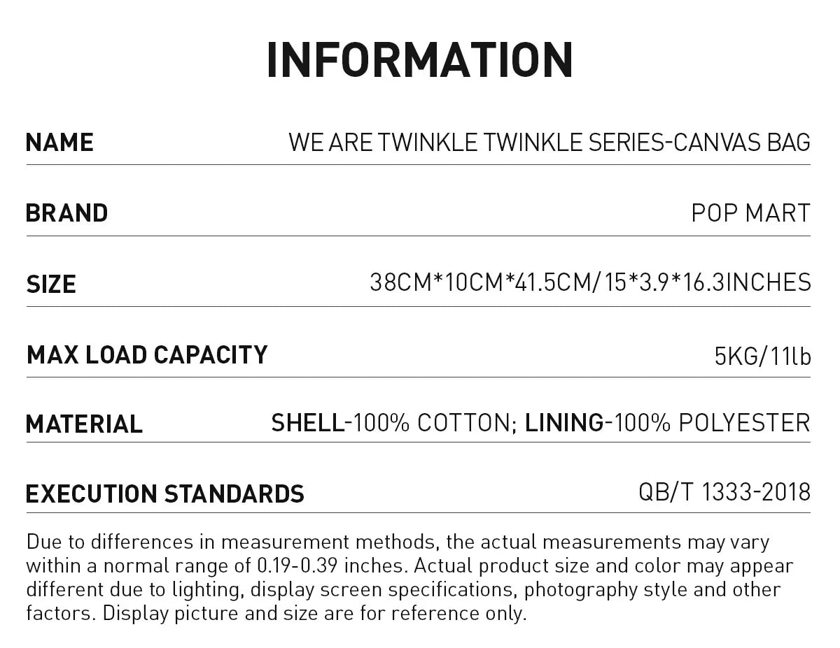 We are Twinkle Twinkle Series-Canvas Bag