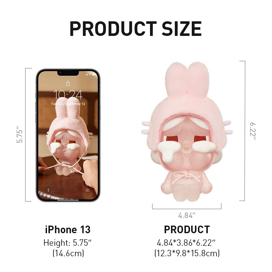 CRYBABY Crying Again Series-Plush Straw Cup (I'LL GIVE YOU ALL MY LOVE)