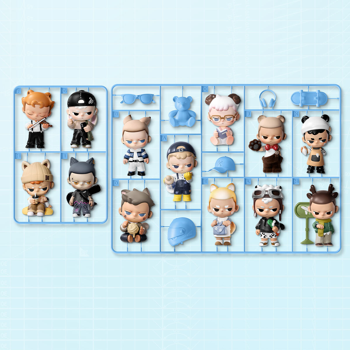 POP MART KUBO 24/7 YOU Series Figures