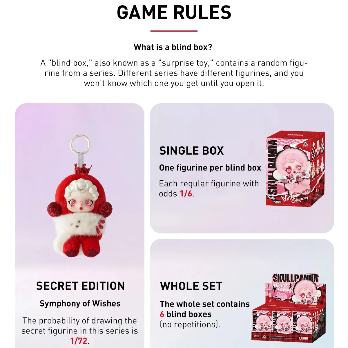 SKULLPANDA Winter Symphony Series Plush