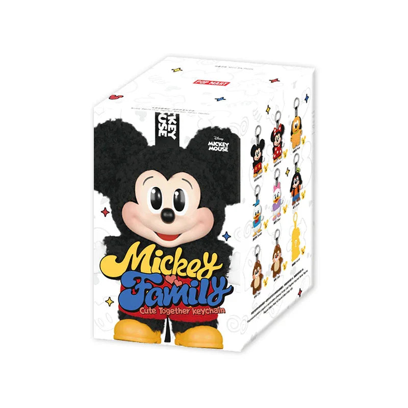 Mickey Family Cute Together Keychain Series Figures